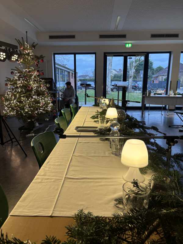 geschmückter Vorleseraum 2025